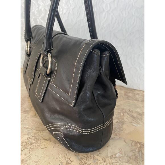 Coach Soho Black Satchel Y2K Vintage - Picture 4 of 10